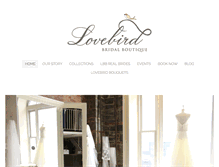 Tablet Screenshot of lovebird-bridal.com
